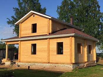 Строительство дома из бруса в Костромской области