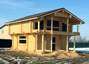 Строительство дома-бани в Малых солях Ярославской области