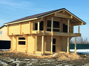 Строительство дома-бани в Малых солях Ярославской области